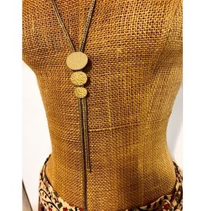 Antique Gold adjustable Lariat.